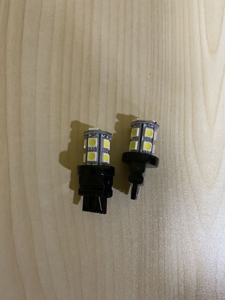 Автолампа светодиодная LED, T25, P27W, 3156, 12В, 22 SMD 3535