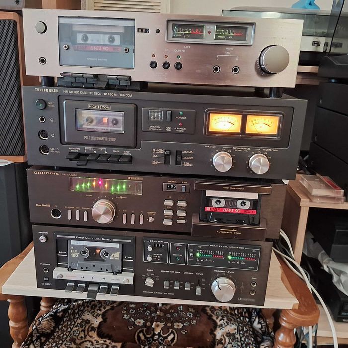 касетні декі Dual Grundig Telefunken Wega ITT Yamaha Sony Pioneer