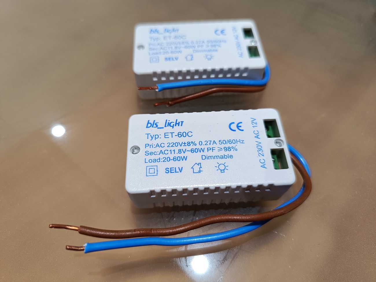 Transformadores Electrónicos bls_Light AC 220V 12V 20-60W Dimáveis