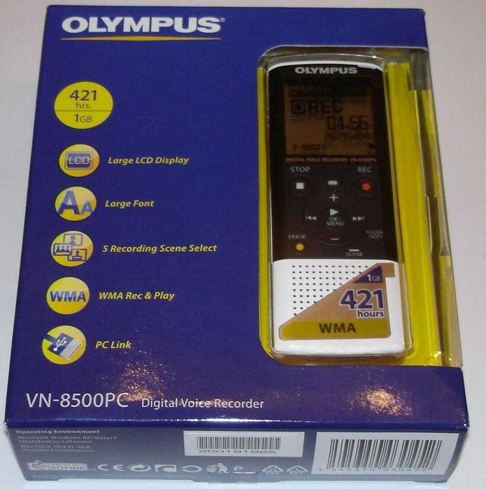 Диктофон OLYMPUS VN-8500PC 1GB