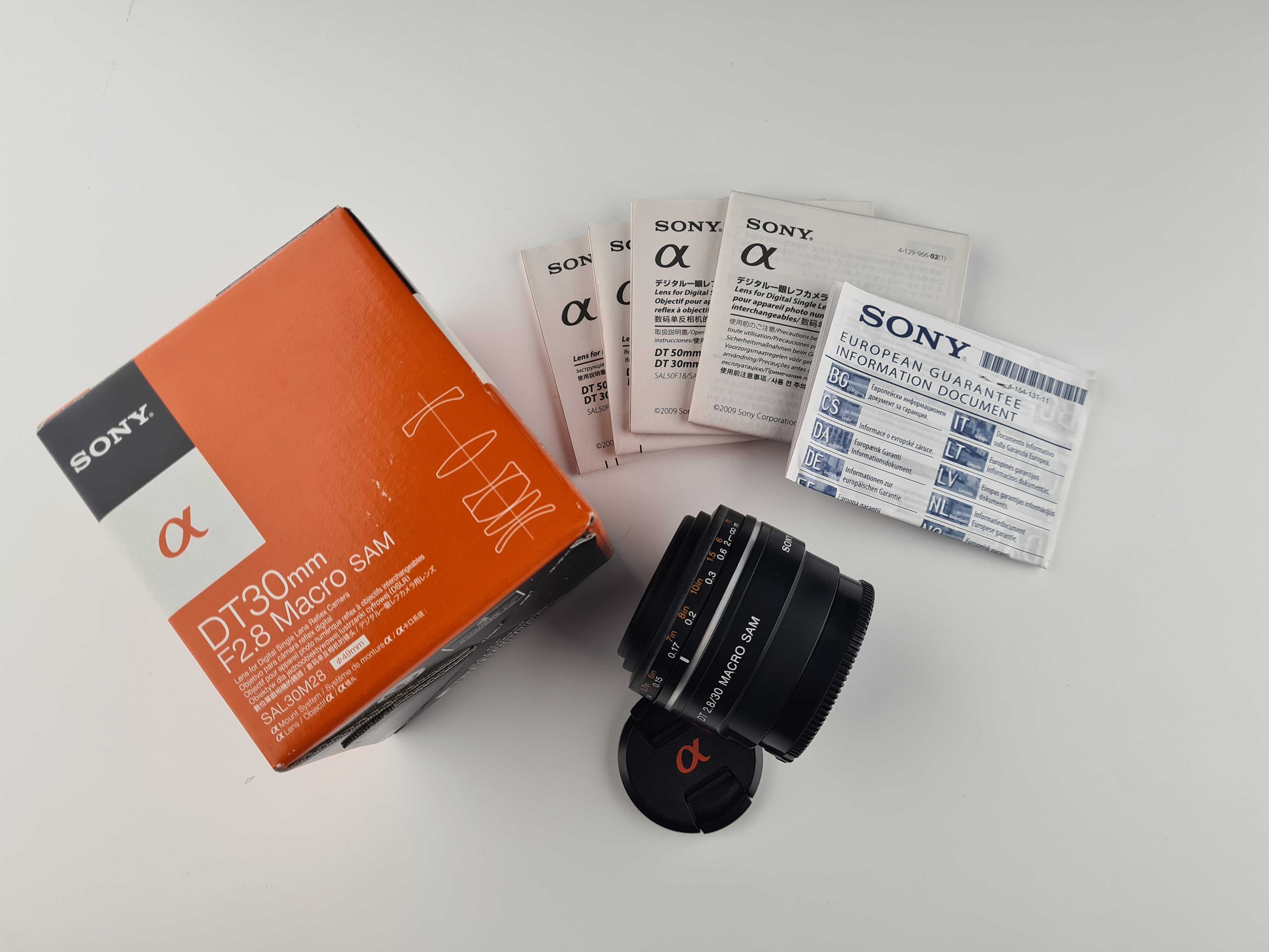 .Obiektyw Sony 30mm 1:2.8 DT Macro SAM do Sony A - świetny!