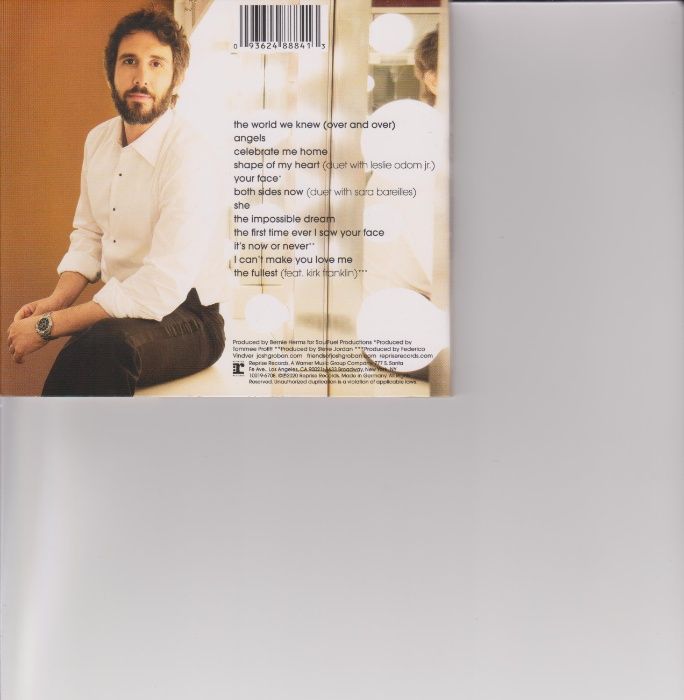 Josh Groban - Bridges Live CD+DVD (importado) / Harmony