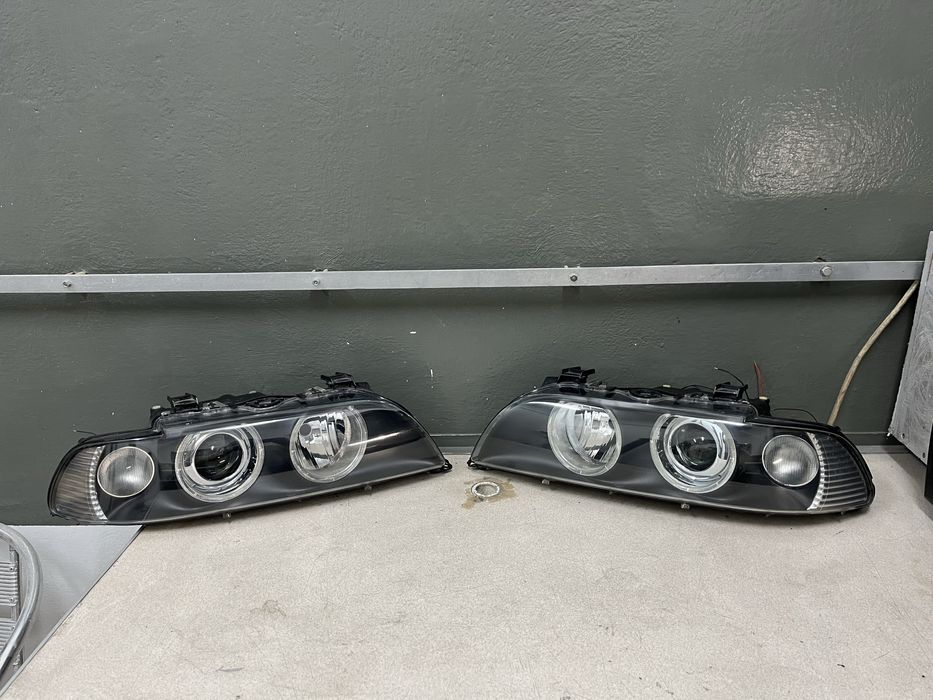 Bmw e39 M5 lampy lift Hella lci bi led reflaktory biled