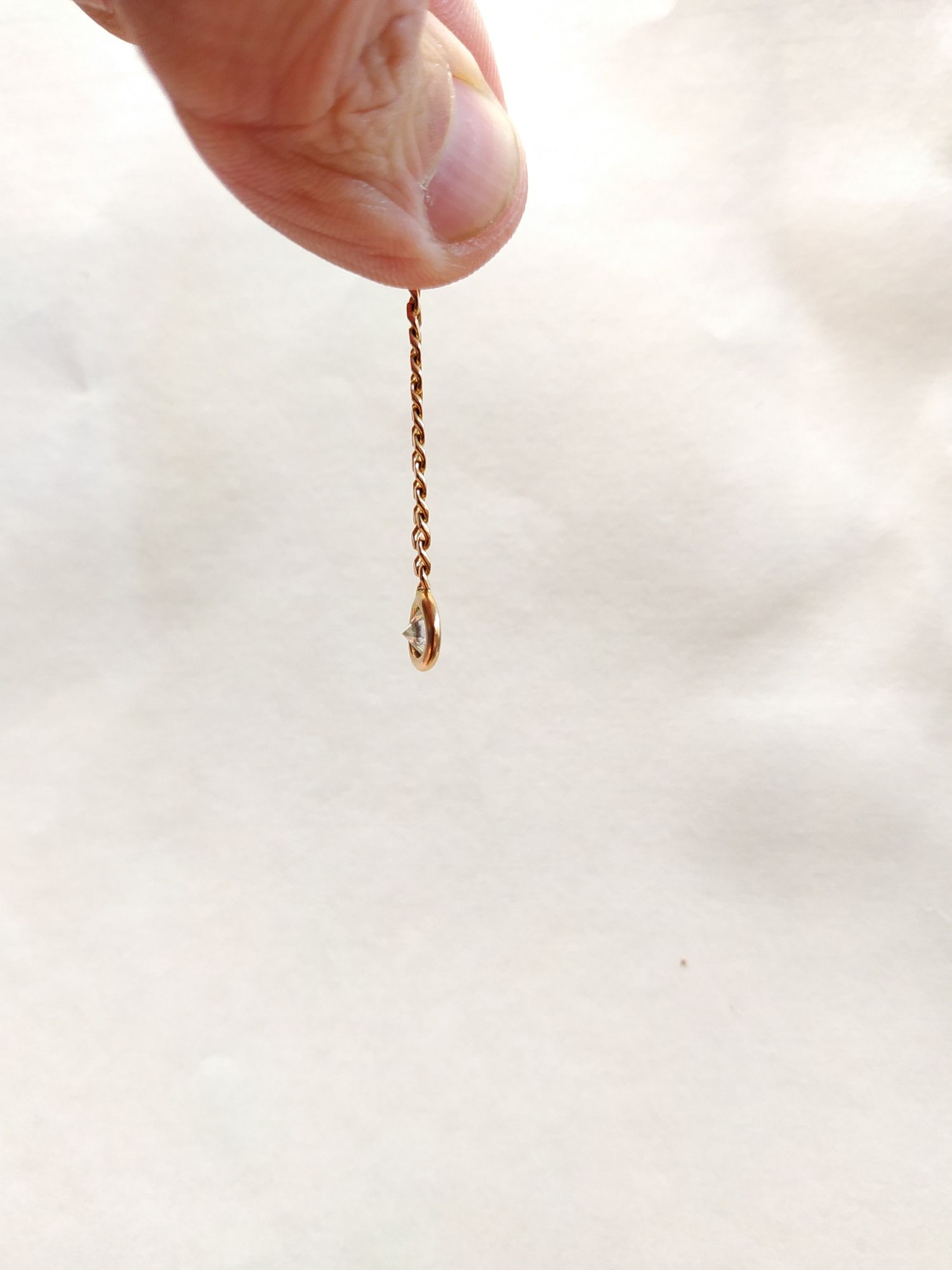 Бриллиант 5 мм 0,5 карат рубин 2 мм пирсинг серьга сережки сережка