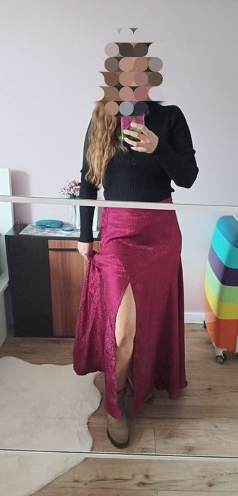 Spódnica maxi Sinsay satyna
