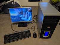 Komputer PC - AMD 4450e/6GB RAM/SSD+HDD/Radeon HD/Windows 10 - zestaw