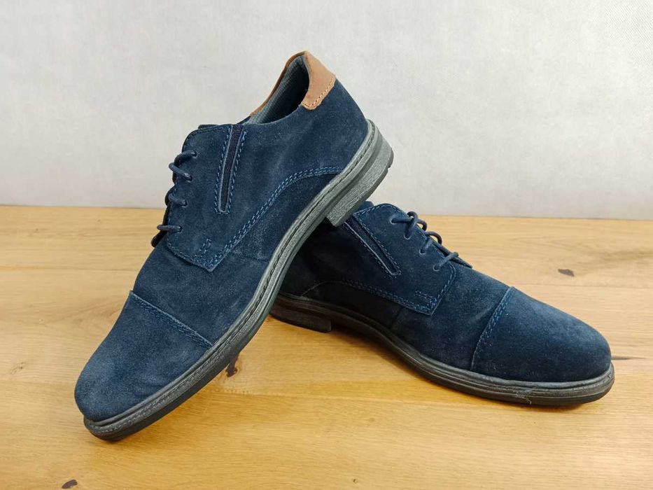 Bugatti, Półbuty, skóra naturalna, rozmiar 40