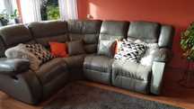 Sofa wypoczynek skórzany