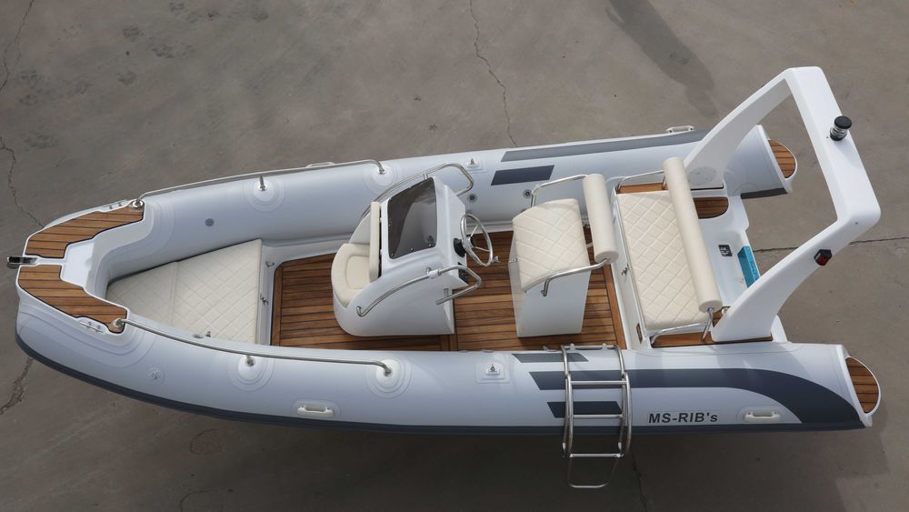 Motorówka, Hypeboat, Łódź, Wędkarska - MS-RIB’s R520B Hypalon