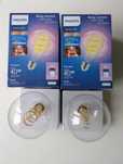Philips WiZ Żarówka LED E27 G95 6,3W = 40W CCT TW + RGB - 2 sztuki