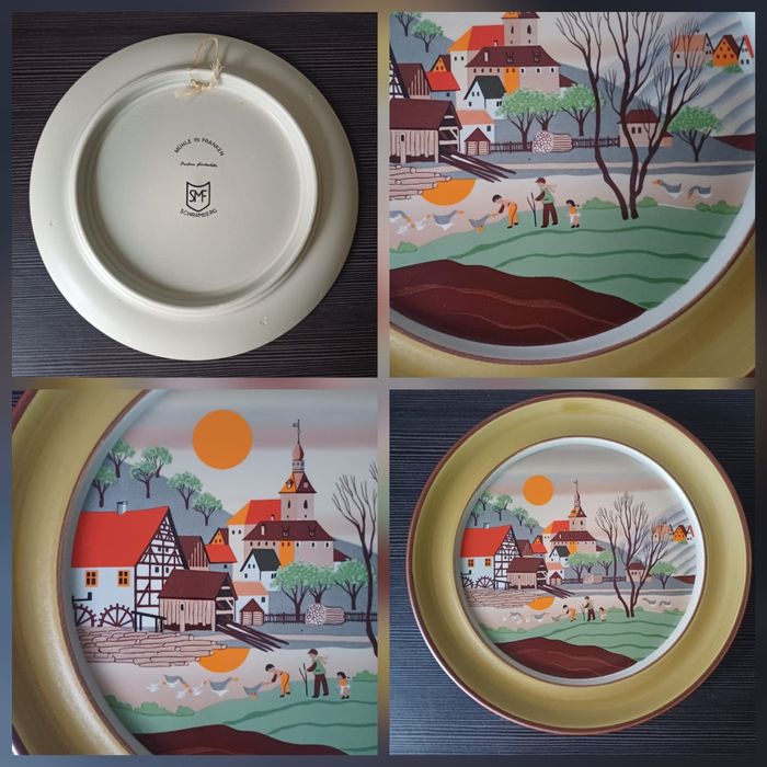 Тарілки Schramberg " Пори року" Folkart. Germany.Вінтаж. 1970-80 pp