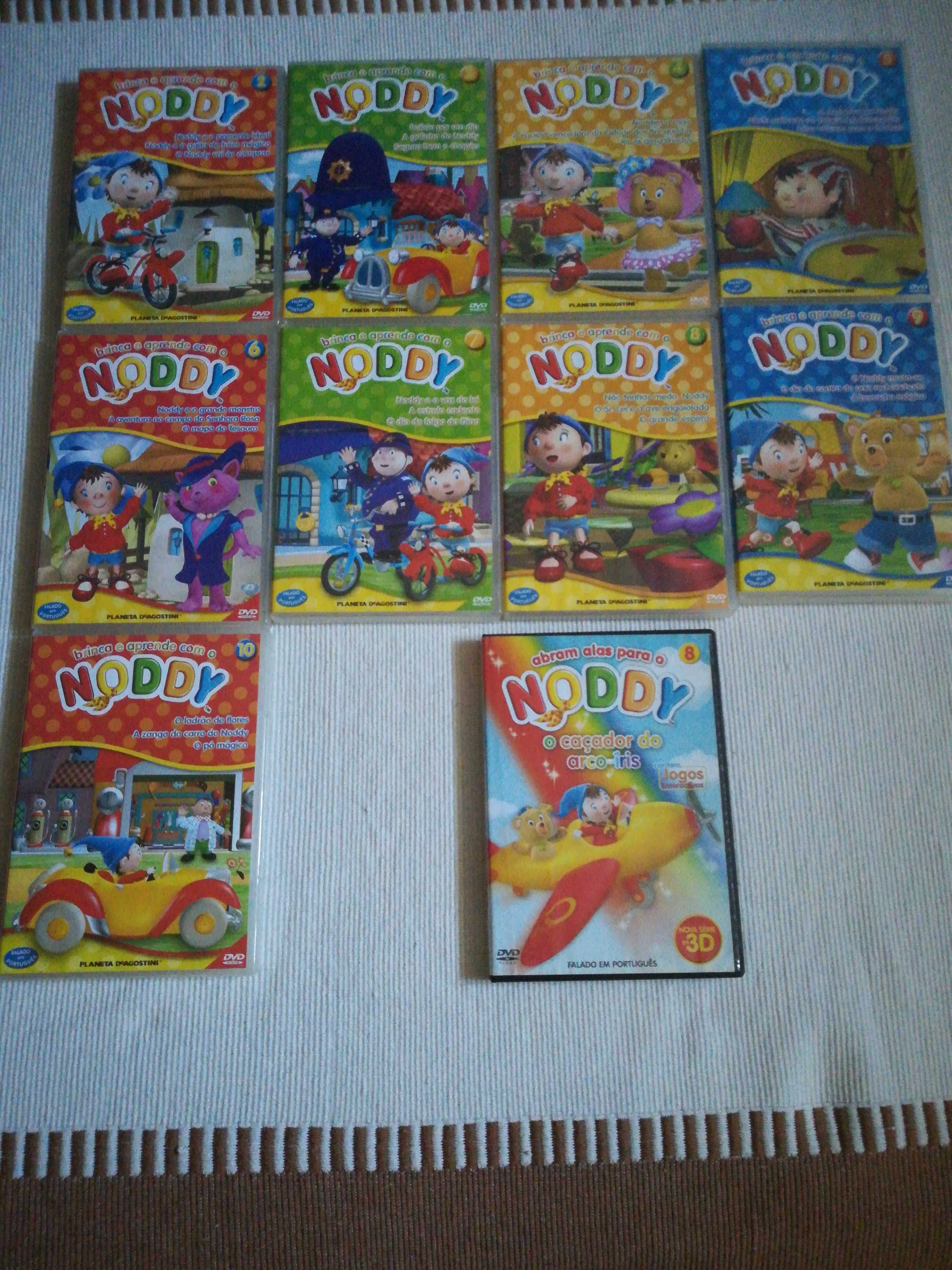 10 DVD Noddy todos originais