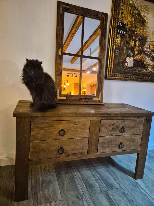 Szafka pod umywalkę/komoda stare drewno, loft, boho, rustykalna, retro