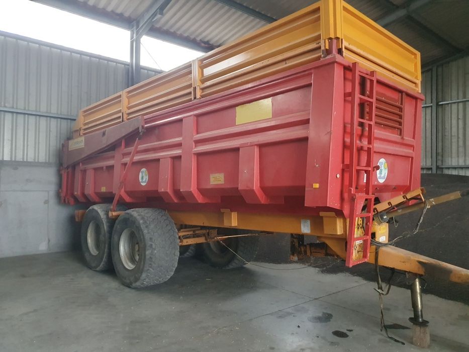 Przyczepa 18 t legrand zasław tandem 3 stronny wywrot