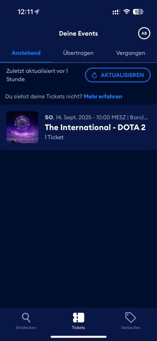 Билет на Финал International 2025 Dota 2 (14.09.2025)
