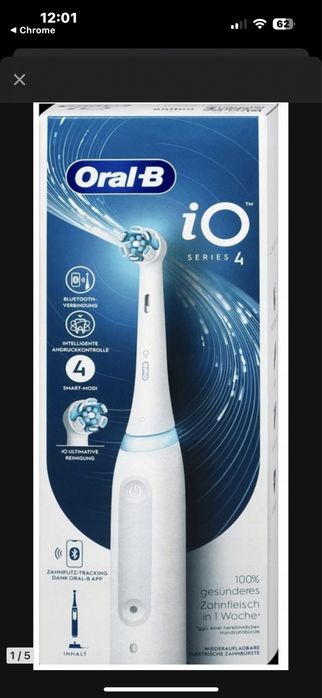 Szczoteczka do zębów Oral B IO4- nowa