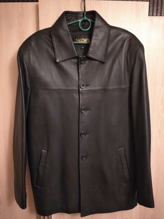 Пиджак мужской кожаный,турецкий