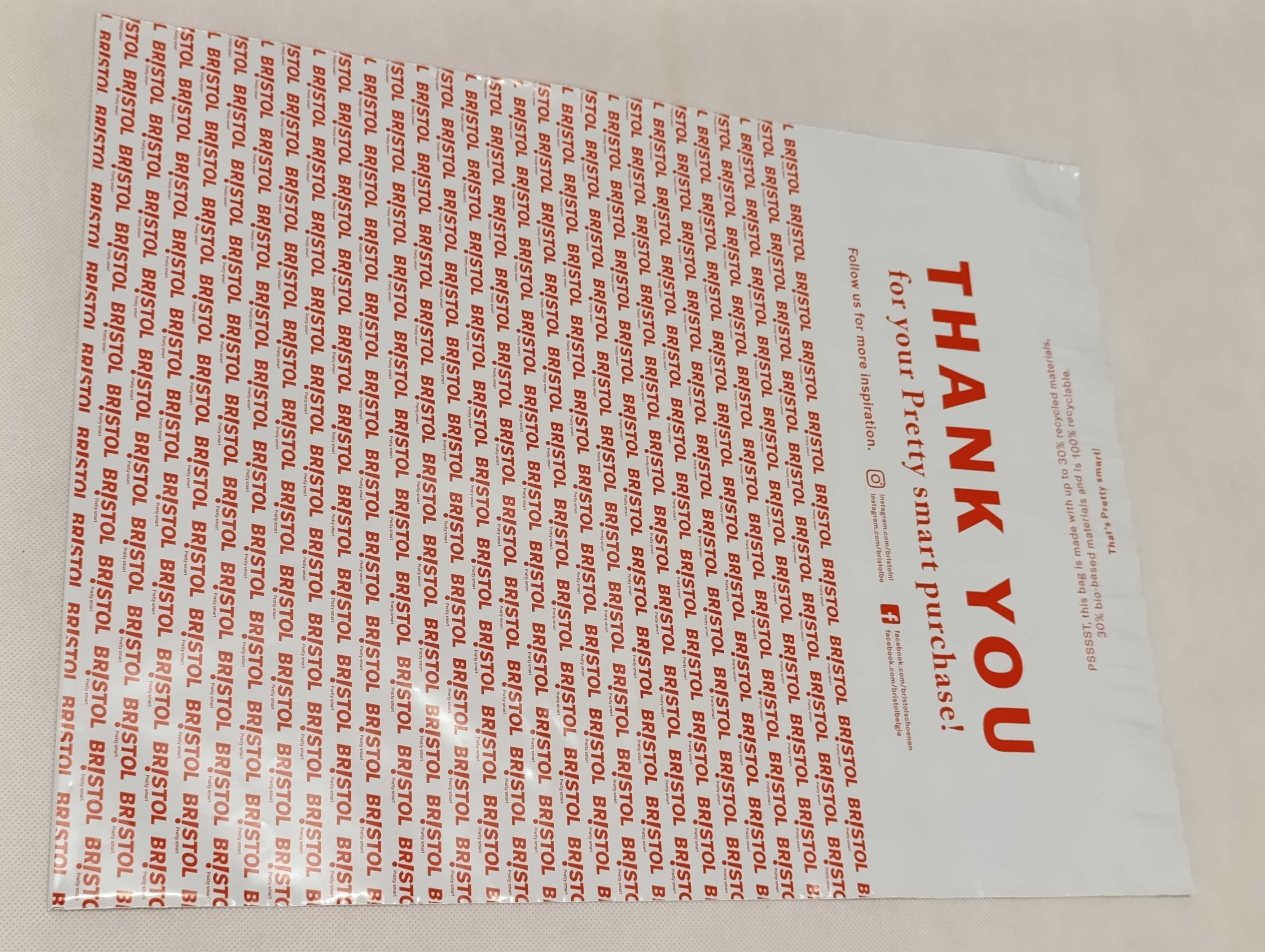 Foliopaki kurierskie 360x400 mm białe z nadrukiem 600 sztuk GRUBE.