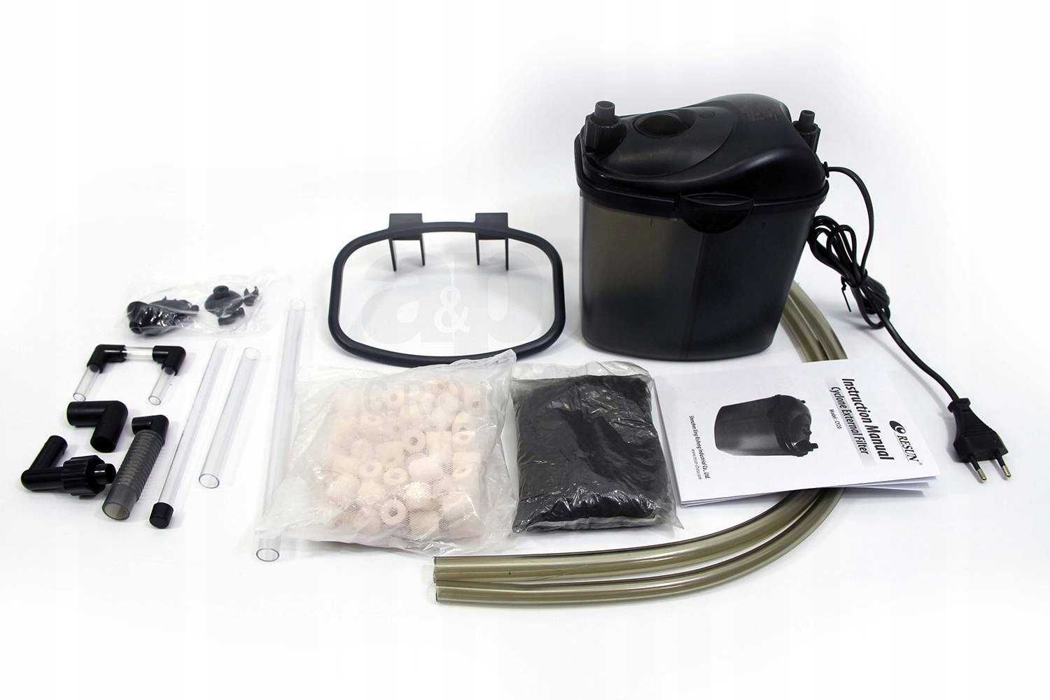 Filtr zewnętrzny - RESUN CY-20 200l/h 3W do akwarium 20L - 60L OKAZJA