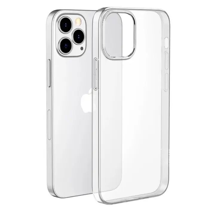 Силиконовый прозрачный чехол на iPhone/Айфон 13..14