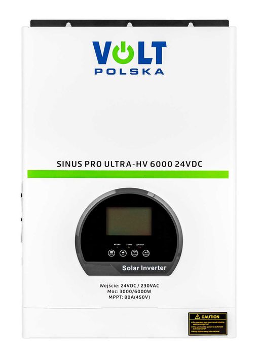 ДБЖ UPS Volt Polska Sinus PRO ULTRA-HV 6000 24/230V 6000W (3SSHV30024)