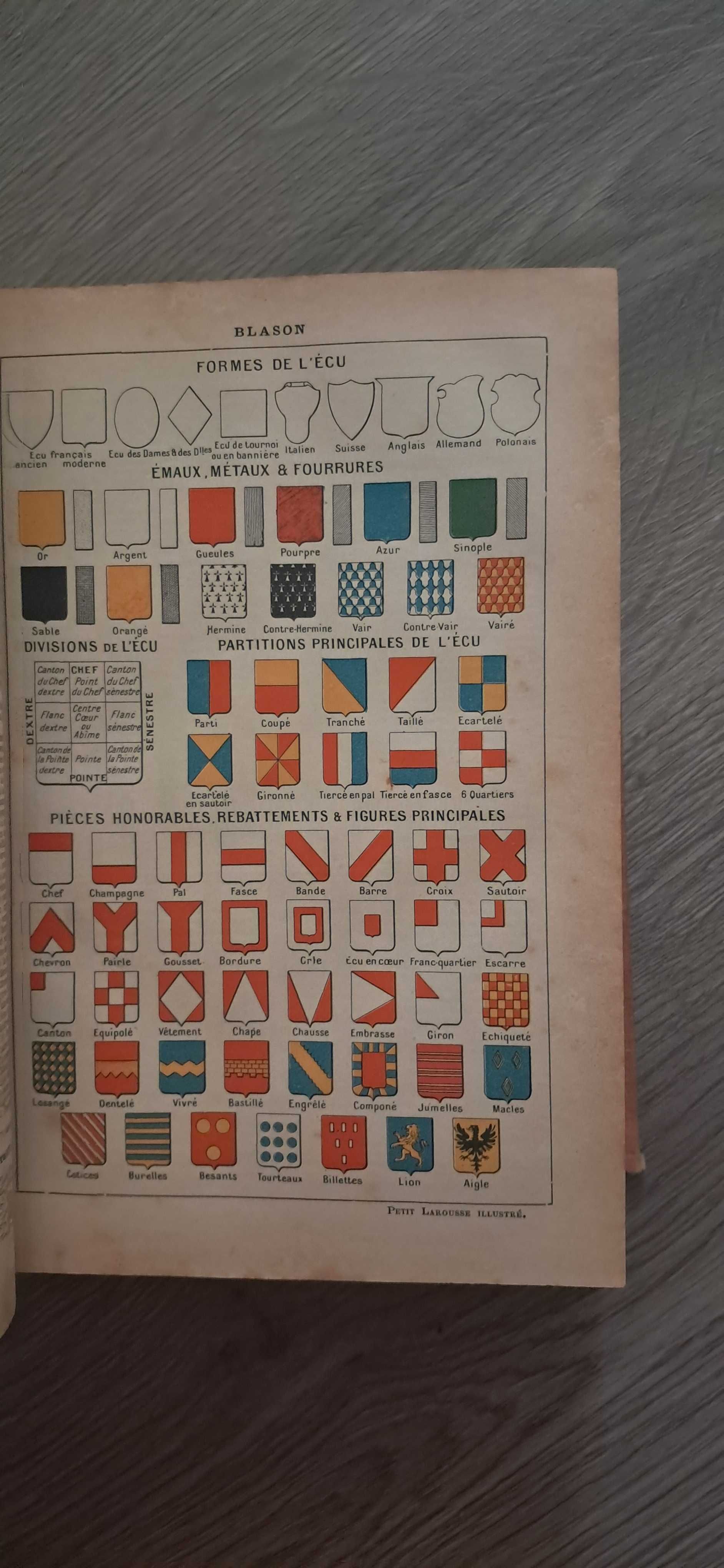 Dicionário de francês Petit Larousse Illustré com imagens