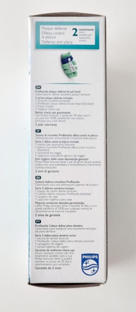 Escova de dentes automática Sonicare da Philips (nova)