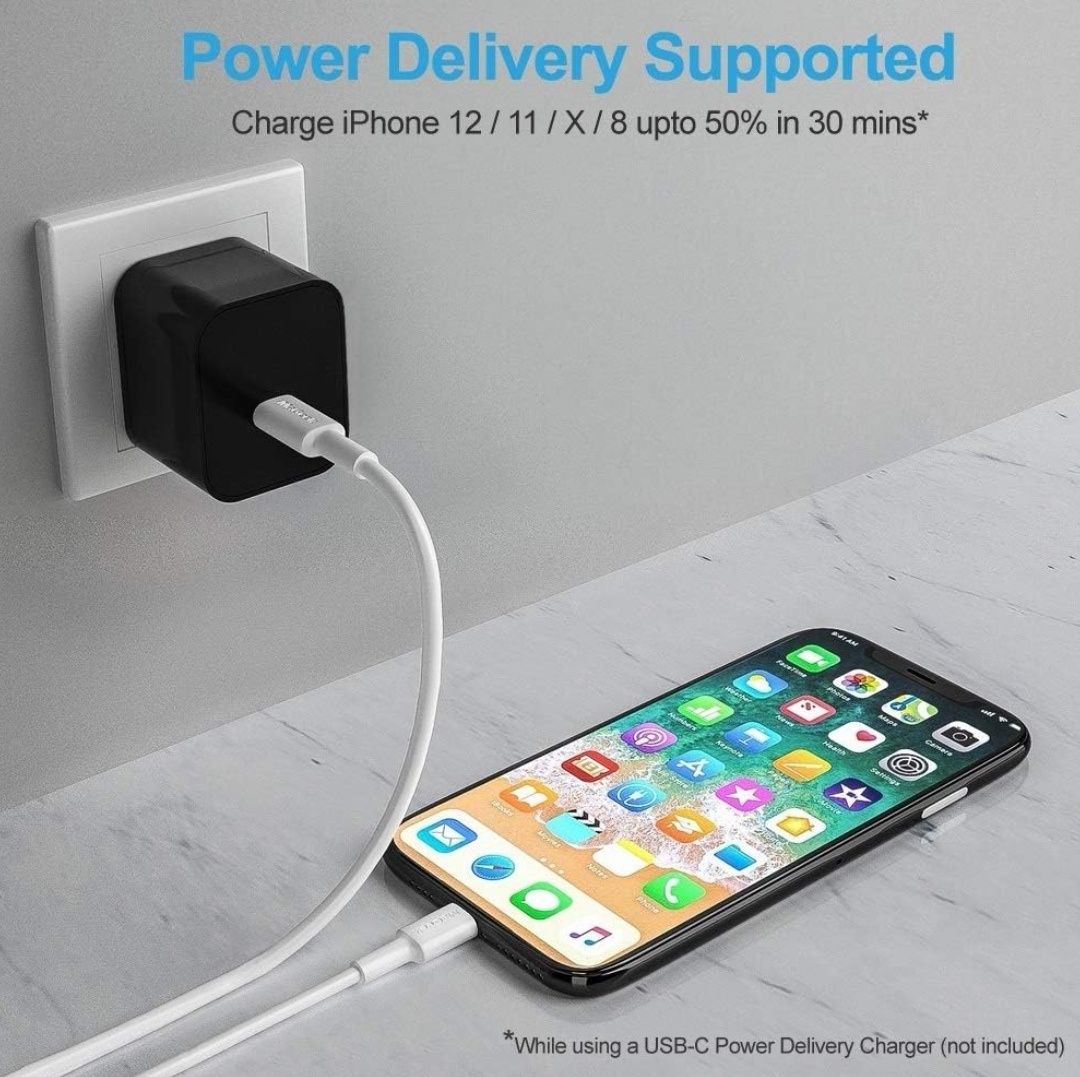 Kabel USB C do Lightning, MaGeek [Apple MFi Certified] [Pakiet 2 sztuk