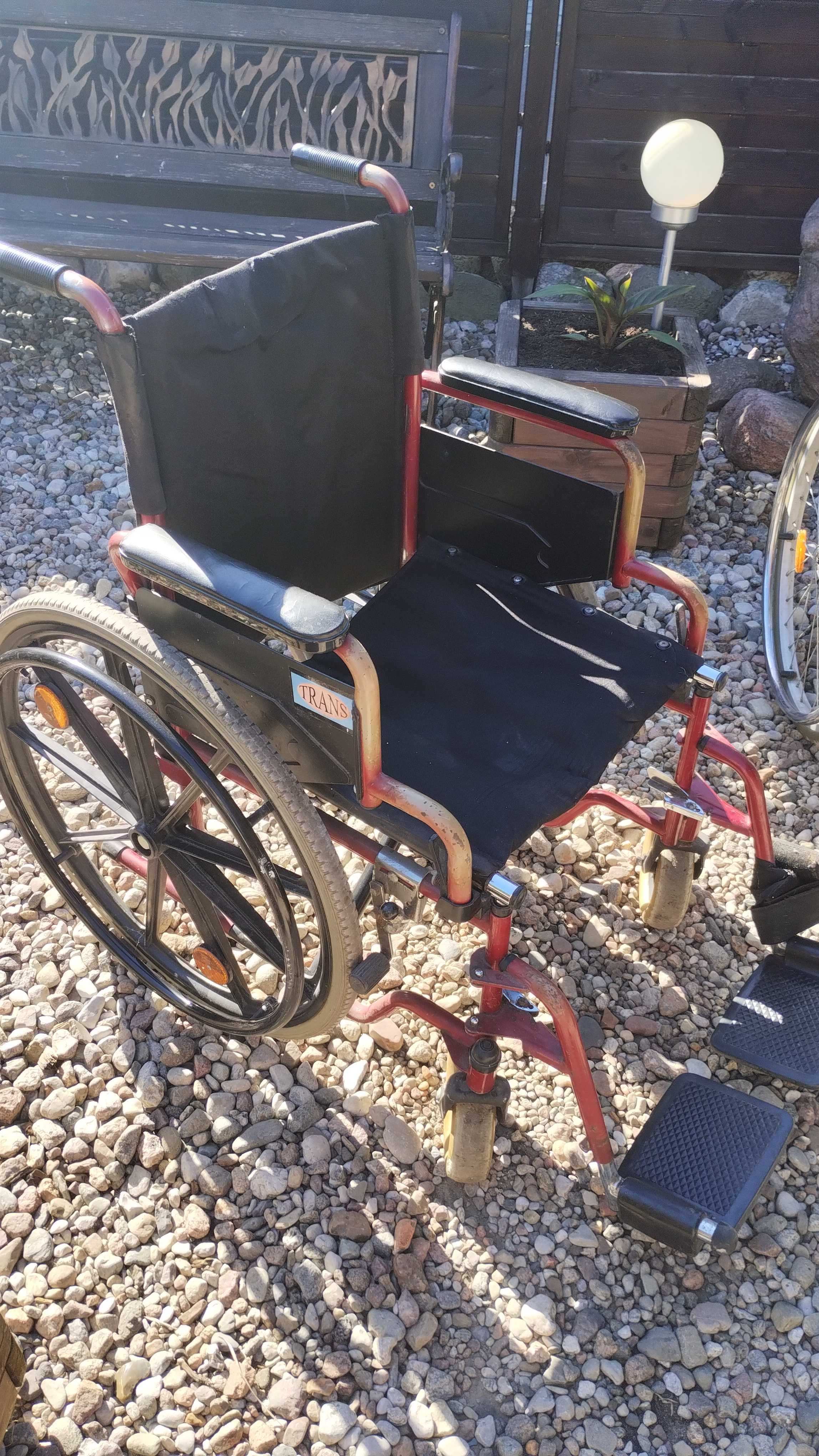 2 wózki inwalidzkie