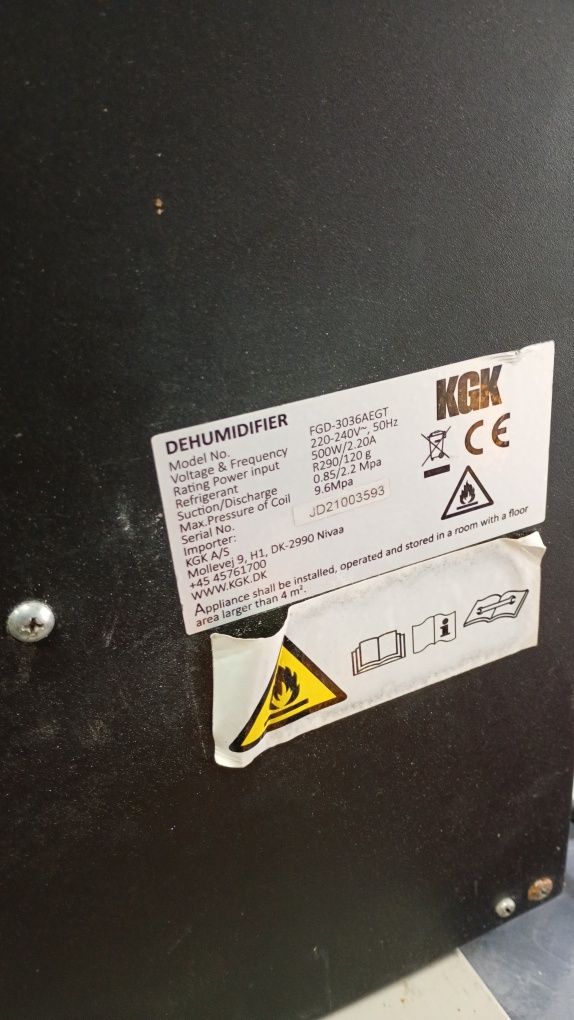 Osuszacz powietrza KGK FGD 3036AEGT Komis Madej Tarnów