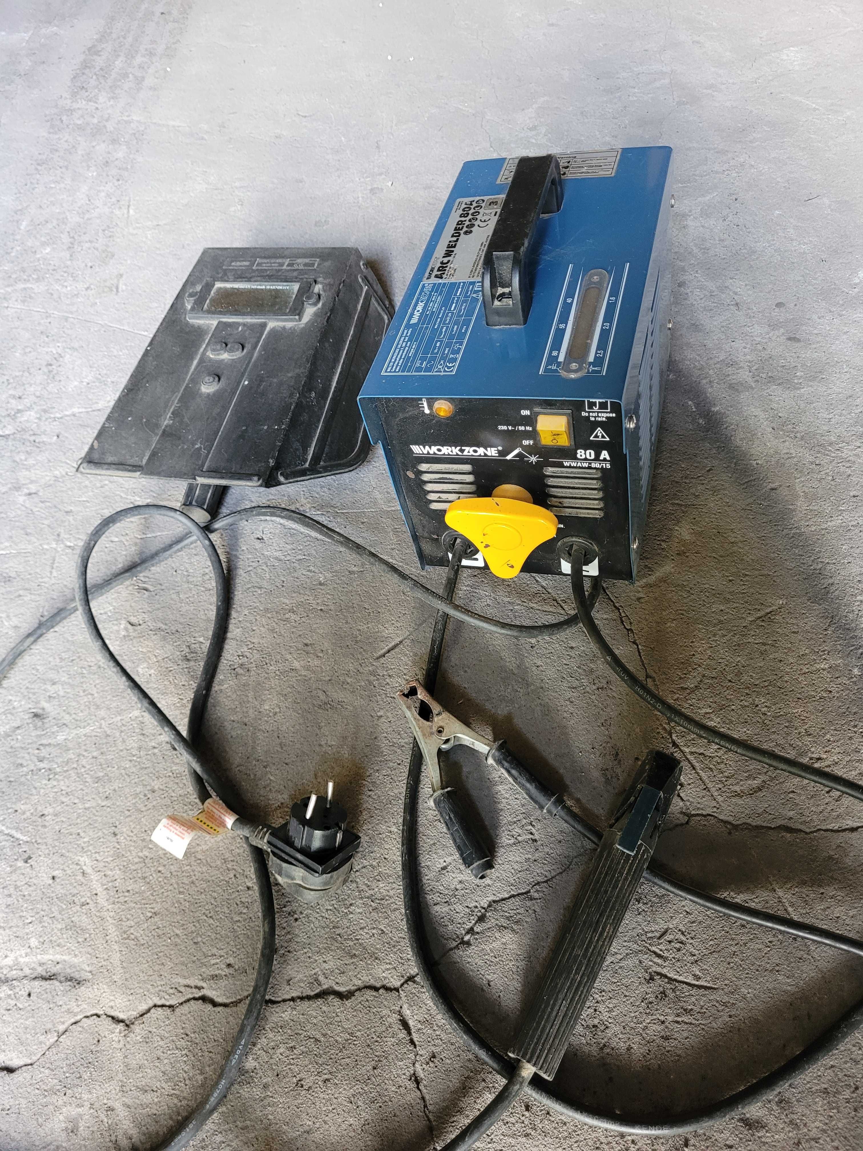 Spawarka elektrodowa, workzone Aldi 80A, MMA, elektroda