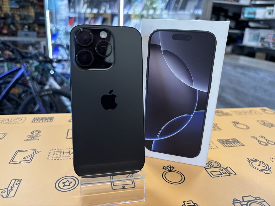 Apple iPhone 16Pro 256GB (Bat.94%) Black, Gwarnacja! Lombard Halogsm