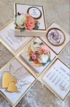 Kartka okolicznościowa na ślub handmade exploding box prezent boho