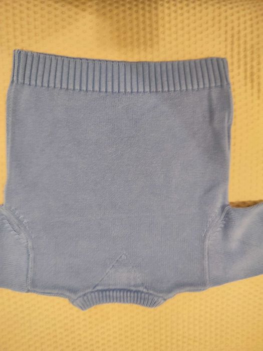 Sweter niebieski Tommy Hilfiger 116 bawełna