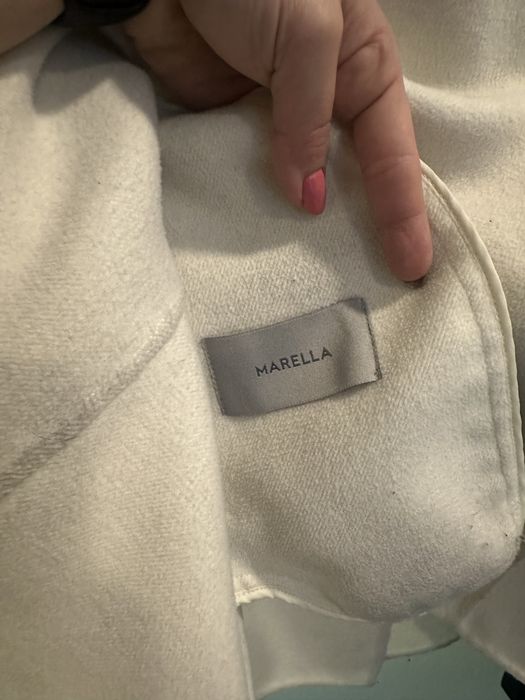 Bialy plaszczyk marella max mara