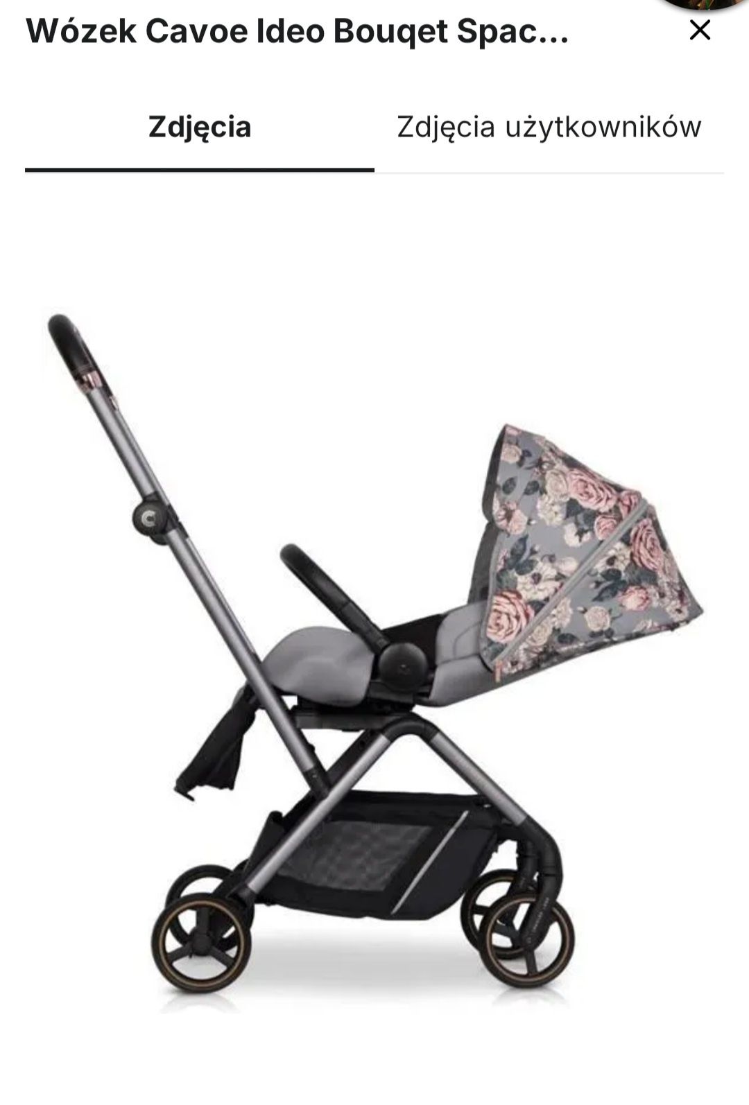 Wózek spacerowy Cavoe IDEO Bouquet