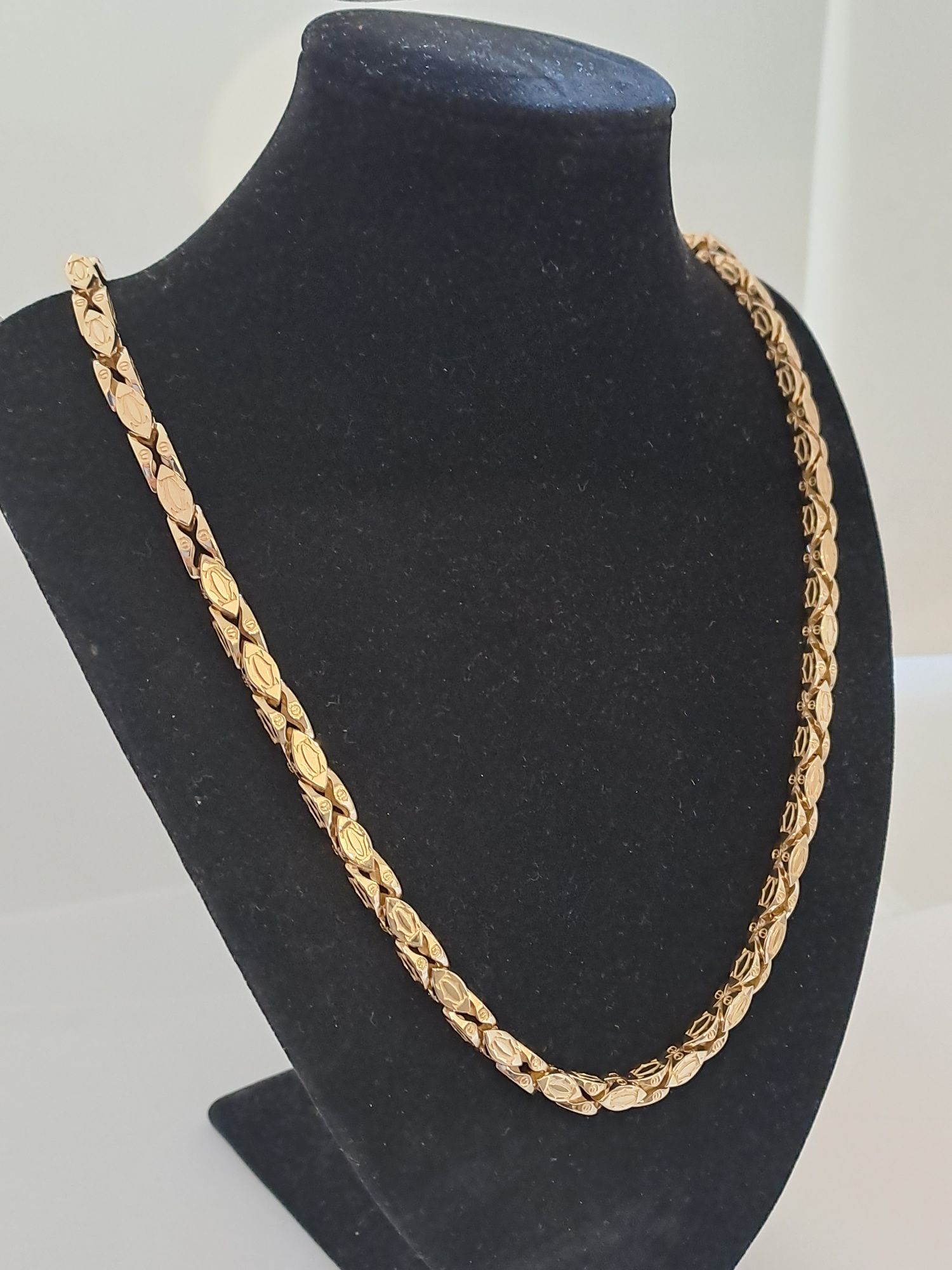 Złoty łańcuszek 585 splot CARTIER Nowy