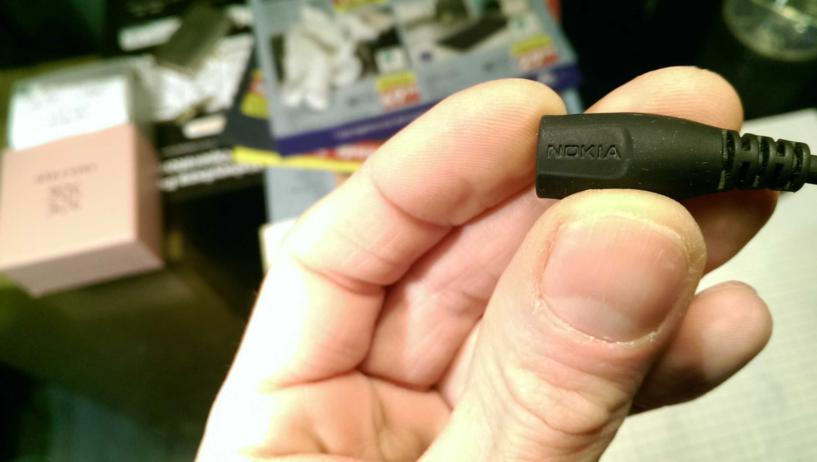 Adapter przejściówka ładowarki Nokia CA44 oryginał;