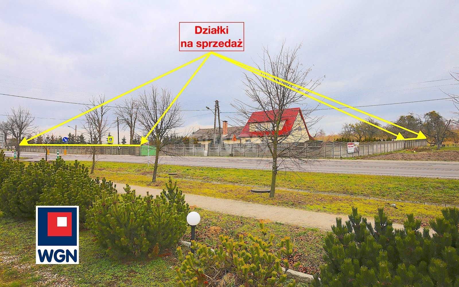 Wolin 14 km. Ogrodzony kompleks działek 5521m2 w centrum Brzozowa