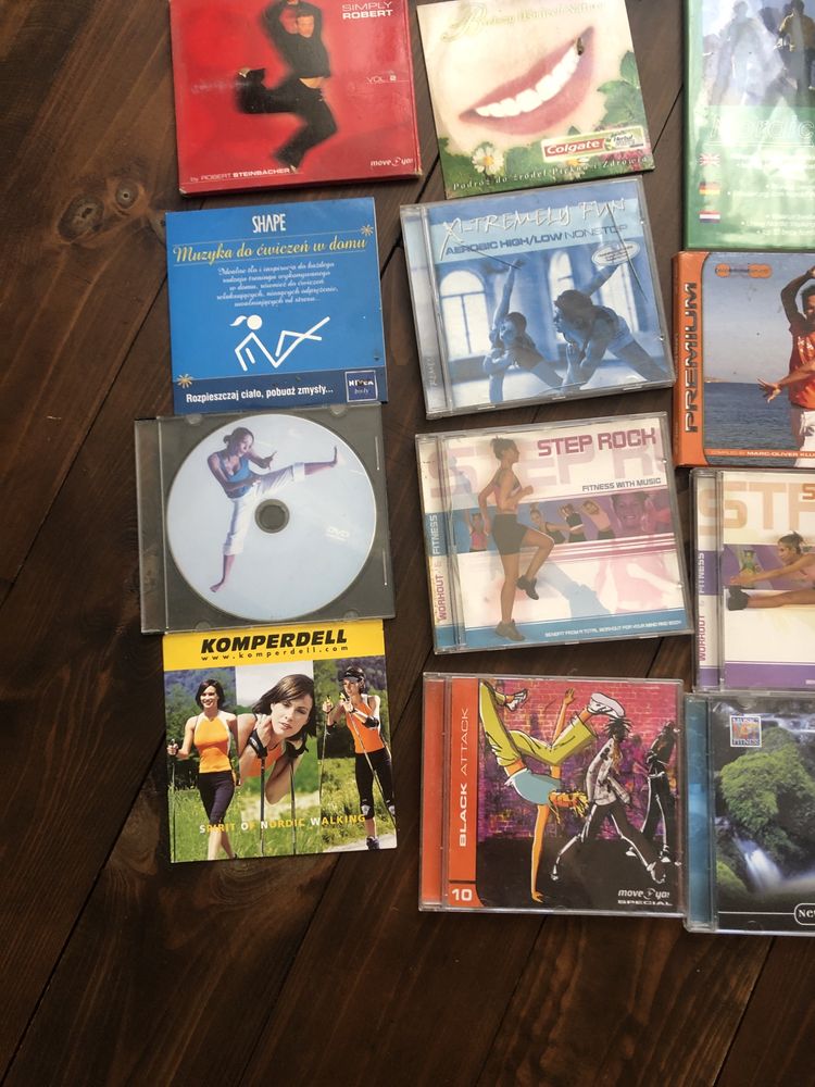 Zestaw plyt fitness CD DVD