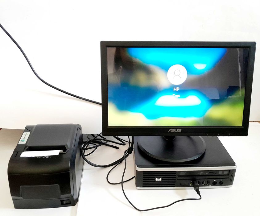 Ecra tatil asus, Pc Hp e impressora de taloes