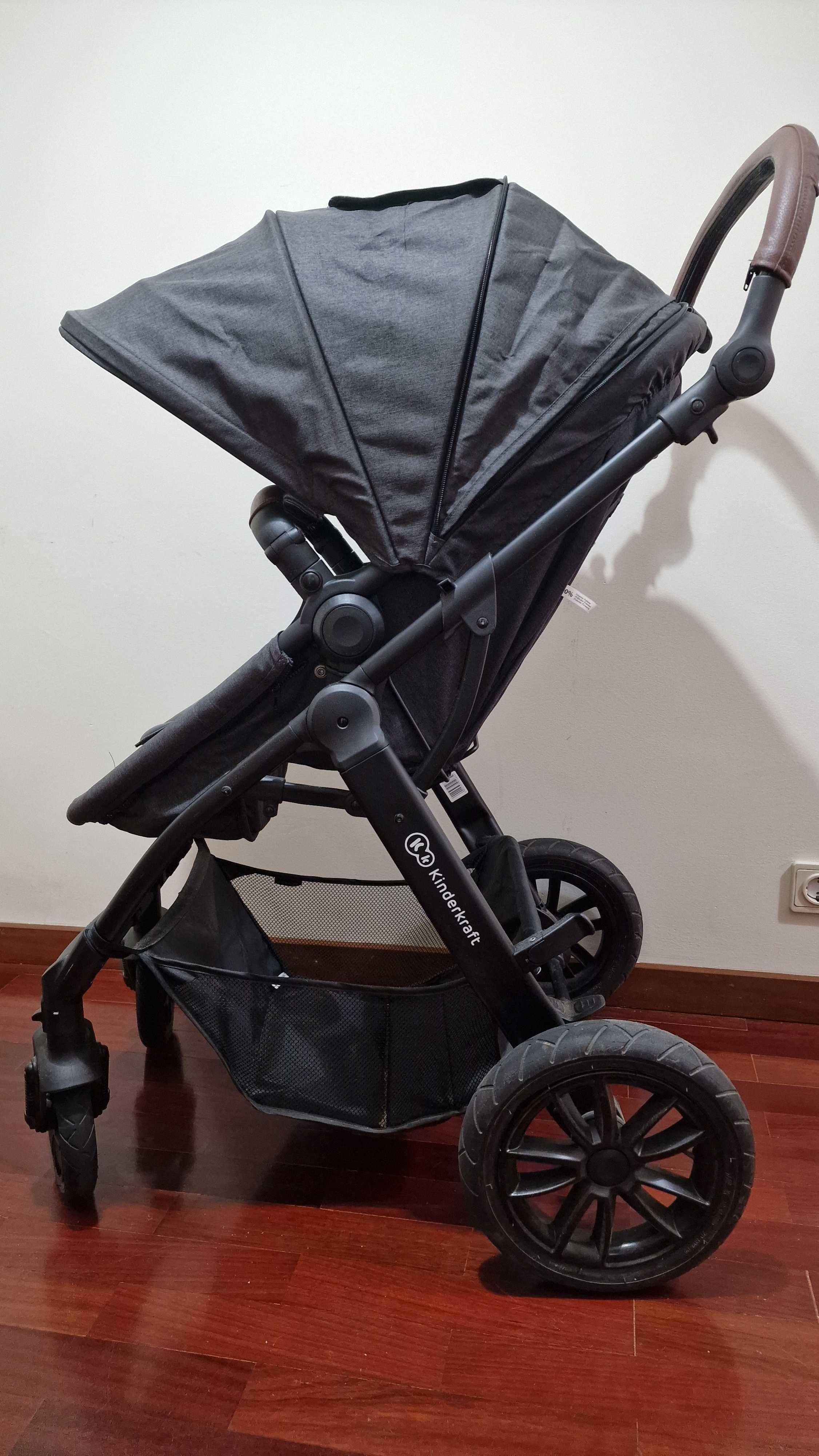 Carrinho de Bebé Trio KINDERKRAFT Muitipurpose 3 Em 1 Xmoov Black 22kg