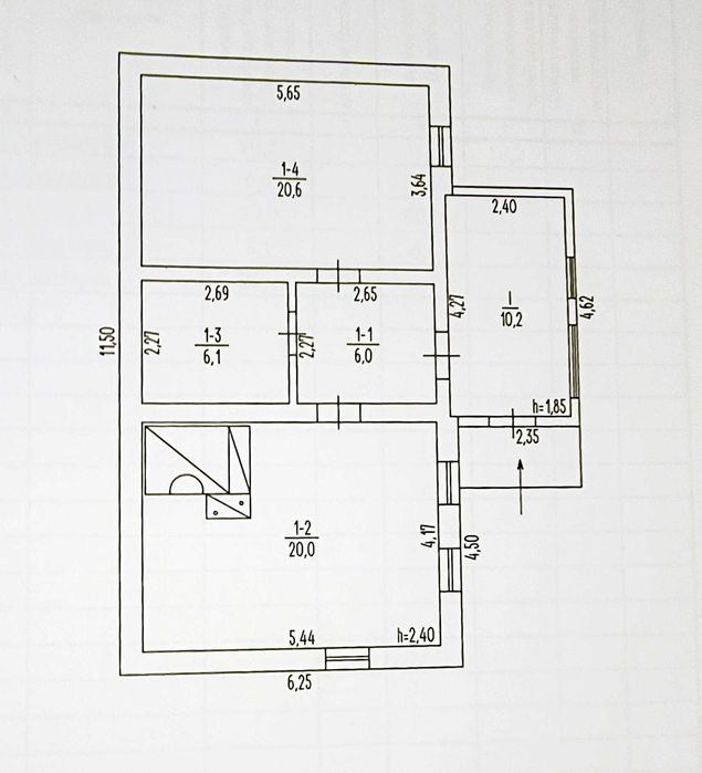 Дім 63 м2 українська хата піч Дмитрушки 2 км Умань 53 сотки + 18 соток