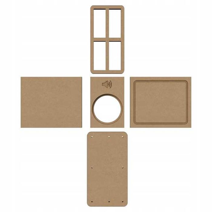 PŁYTA MDF SUROWA 8-25mm frezowanie CNC, Dowolny kształt