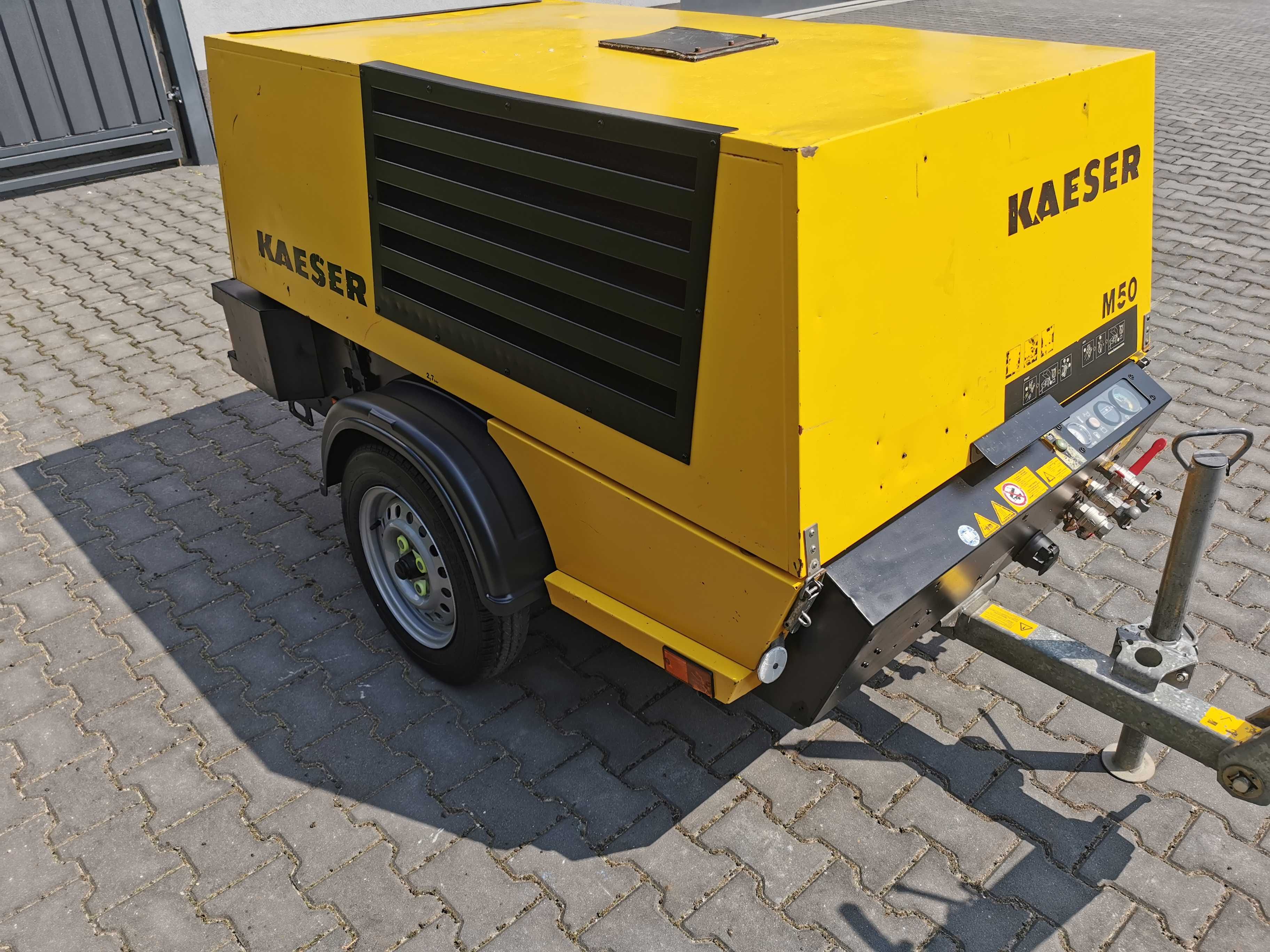 2015r 5000L/min kompresor śrubowy KAESER M50 rejestracja DMC 750kg