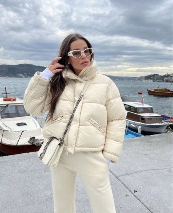 Зимова куртка пуховик Mango