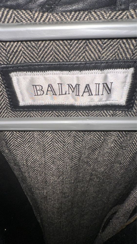 Balmain leather jacket