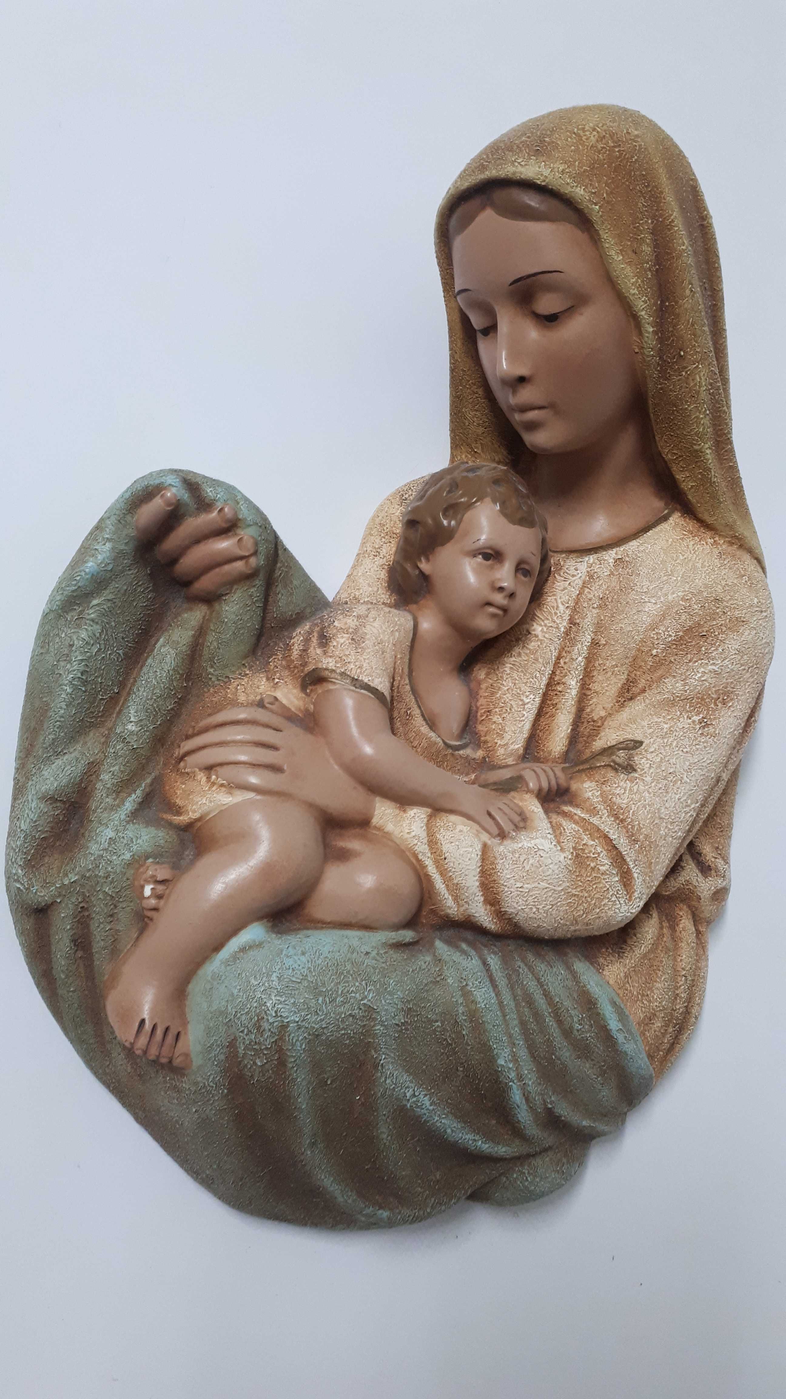Busto de nossa senhora com menino Jesus