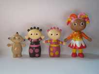 Cztery figurki Dobranocny Ogród Maka Paka Tomblidusie Upsy Daisy