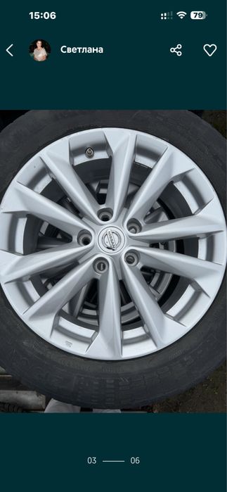 Оригинал  комплект литые диски с резиной r17 5/114.3